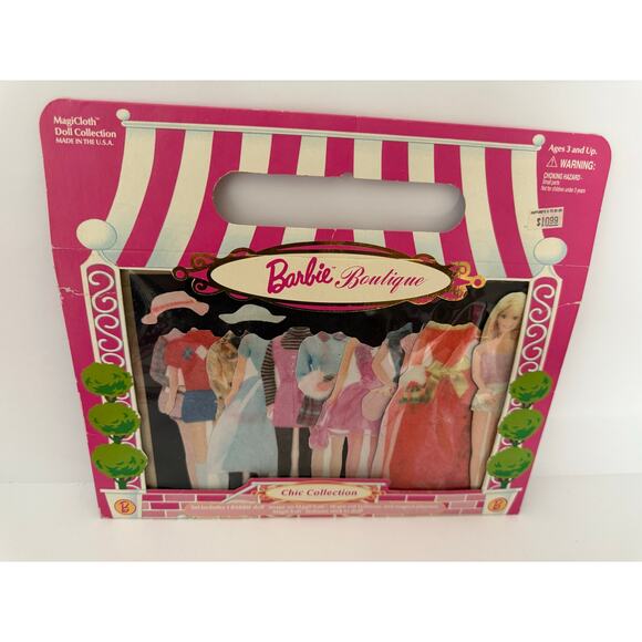 Barbie Paper Dolls Magnetic Dolls Magicloth Collection -Lot of 3 - Picture 2 of 8
